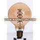 Coffee house round soft led light lamp LED filament bulb