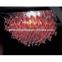 indoor crystal pendant light fitting lamp suspension for dining room