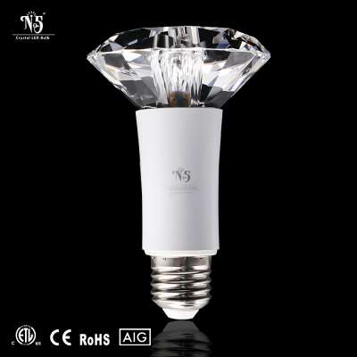 High Grade  K9 Crystal Led Bulb Indoor Downlight Bulb 5W for Home Hotel Decoration