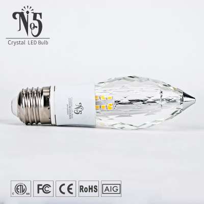 k9 crystal lamp e14 e27 led bulb